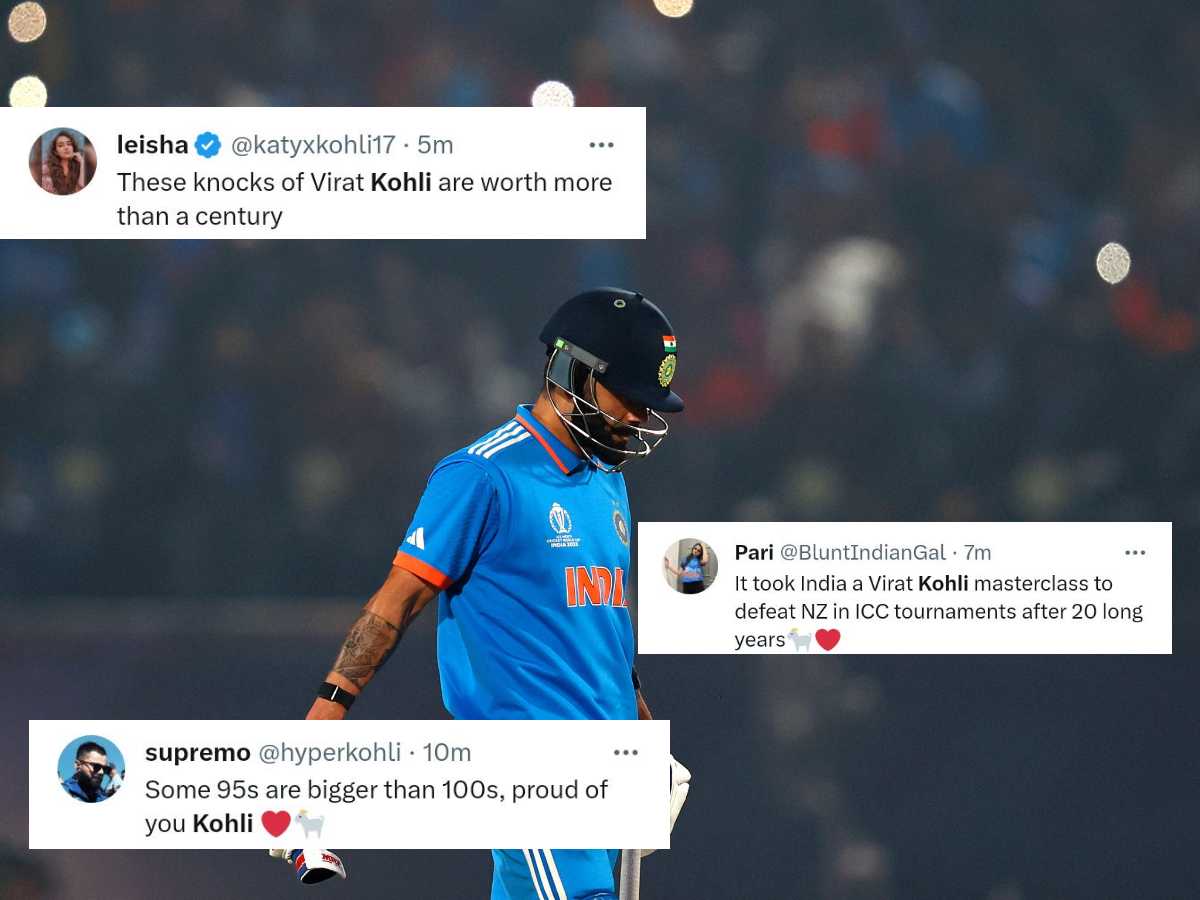 “Some 95’s are greater than Century”- Virat Kohli stuns cricket world with masterclass to guide India to victory over New Zealand after 20 years in ICC event