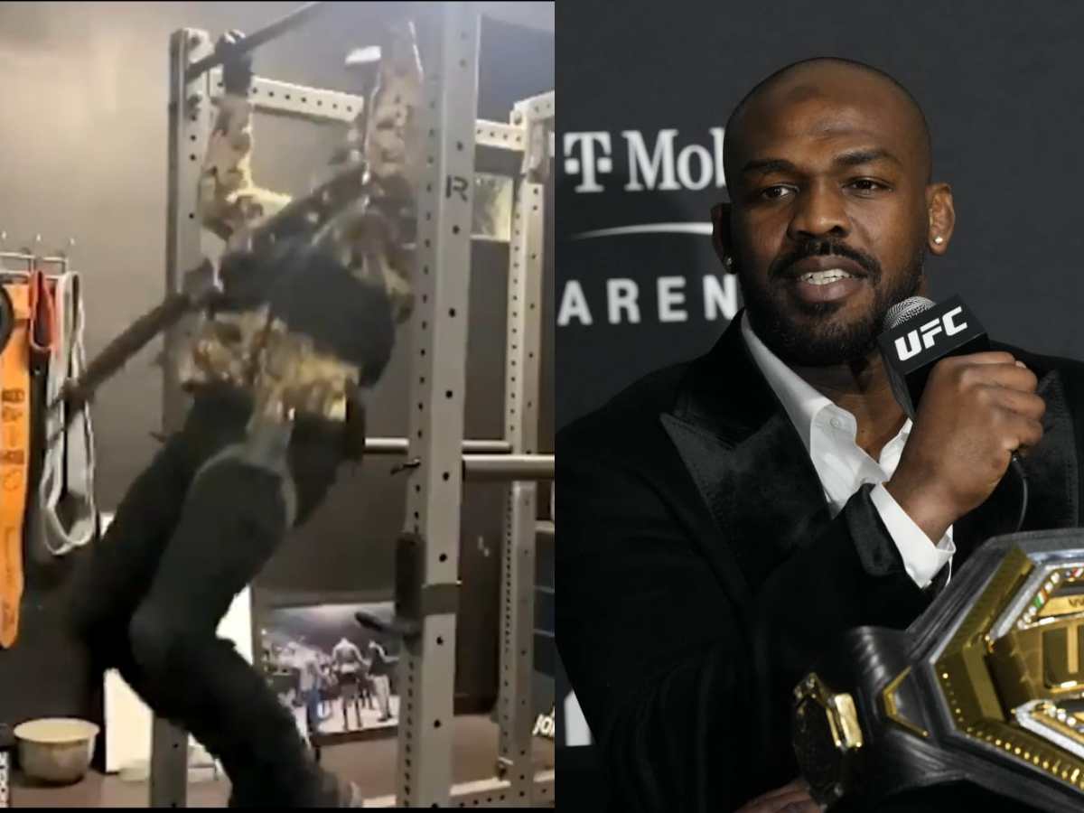 “Perfect soldier doesn’t exi..” – Jon Jones’ INS*NE video of training with special ops outfit and rifle resurfaces leaving fans in splits ahead of UFC 295