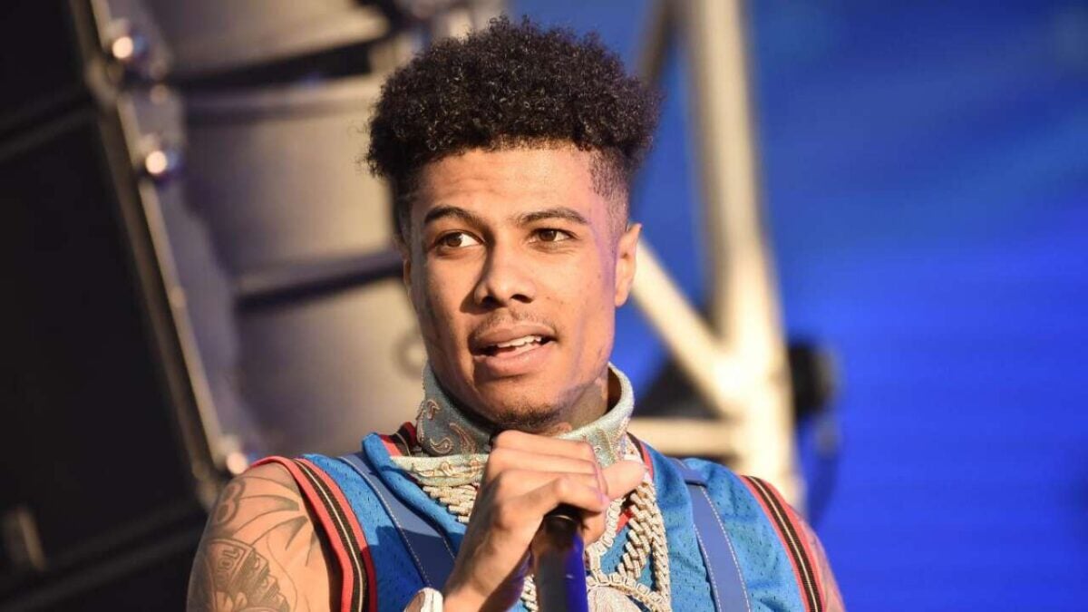 WATCH: Rapper Blueface throws money at a bunch of women twerking publicly during the Rams game