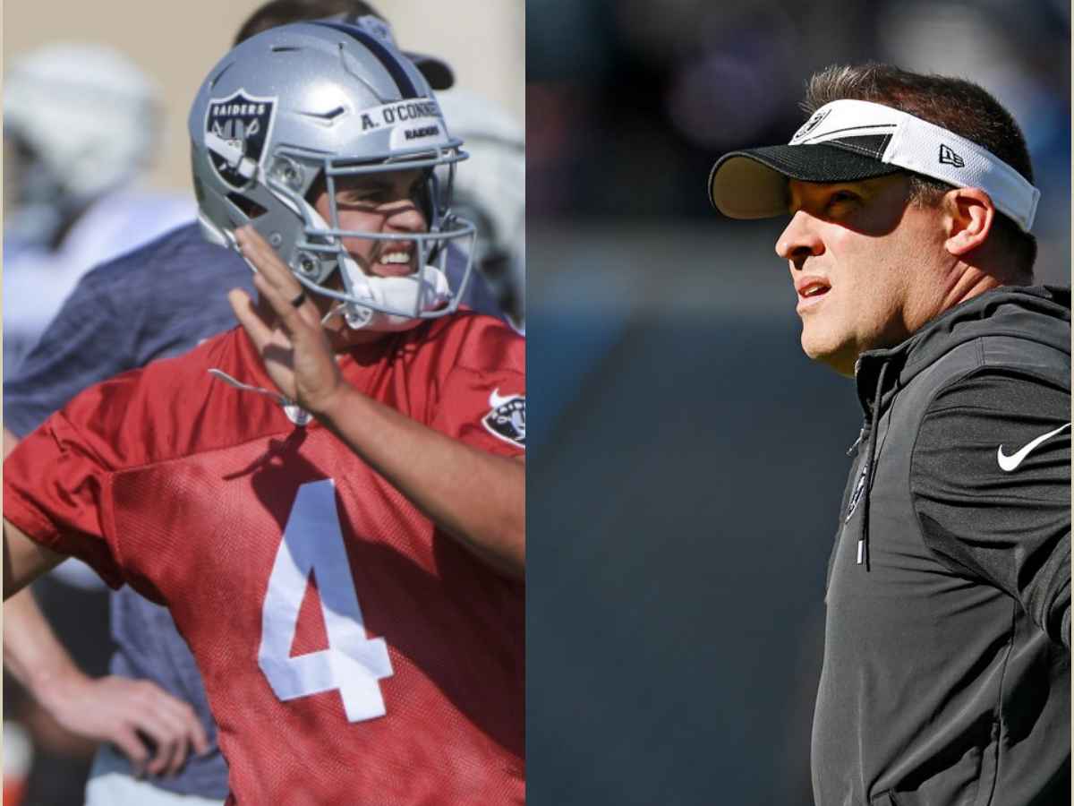 “How can a coach be arrogant and suck at his job?” – Raiders HC Josh McDaniels gets BASHED on social media undermining rookie Aidan O’Connell publicly