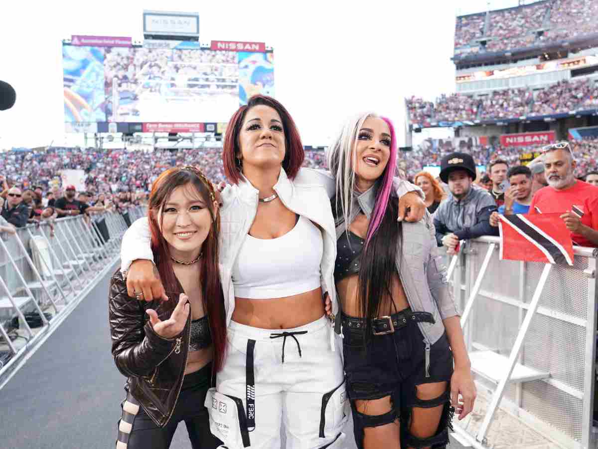 Iyo Sky, Bayley and Dakota Kai