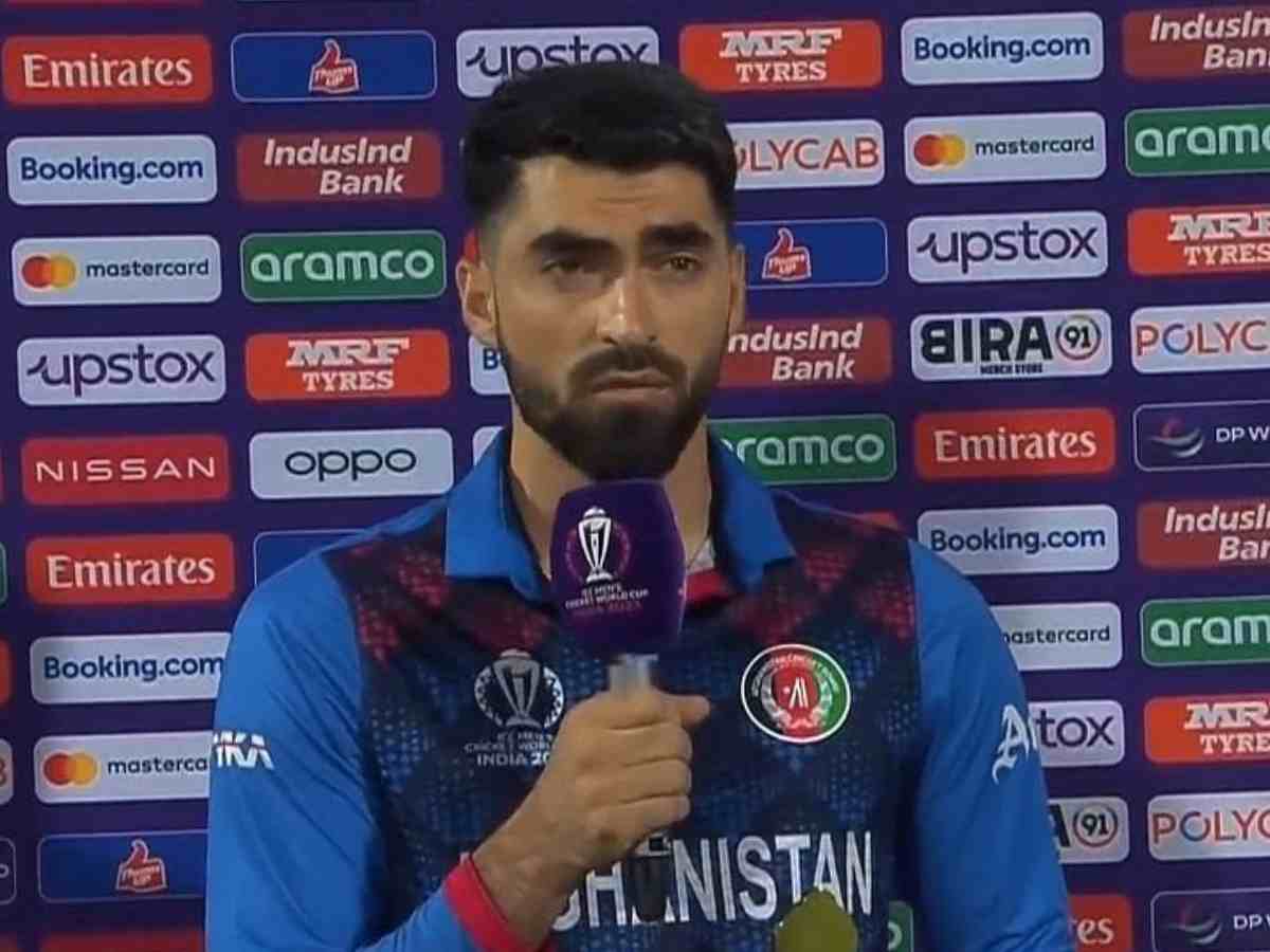 WATCH: Ibrahim Zadran’s bombshell statement on Pakistan, dedicates MOTM award to Afghans who were forced to leave Pakistan