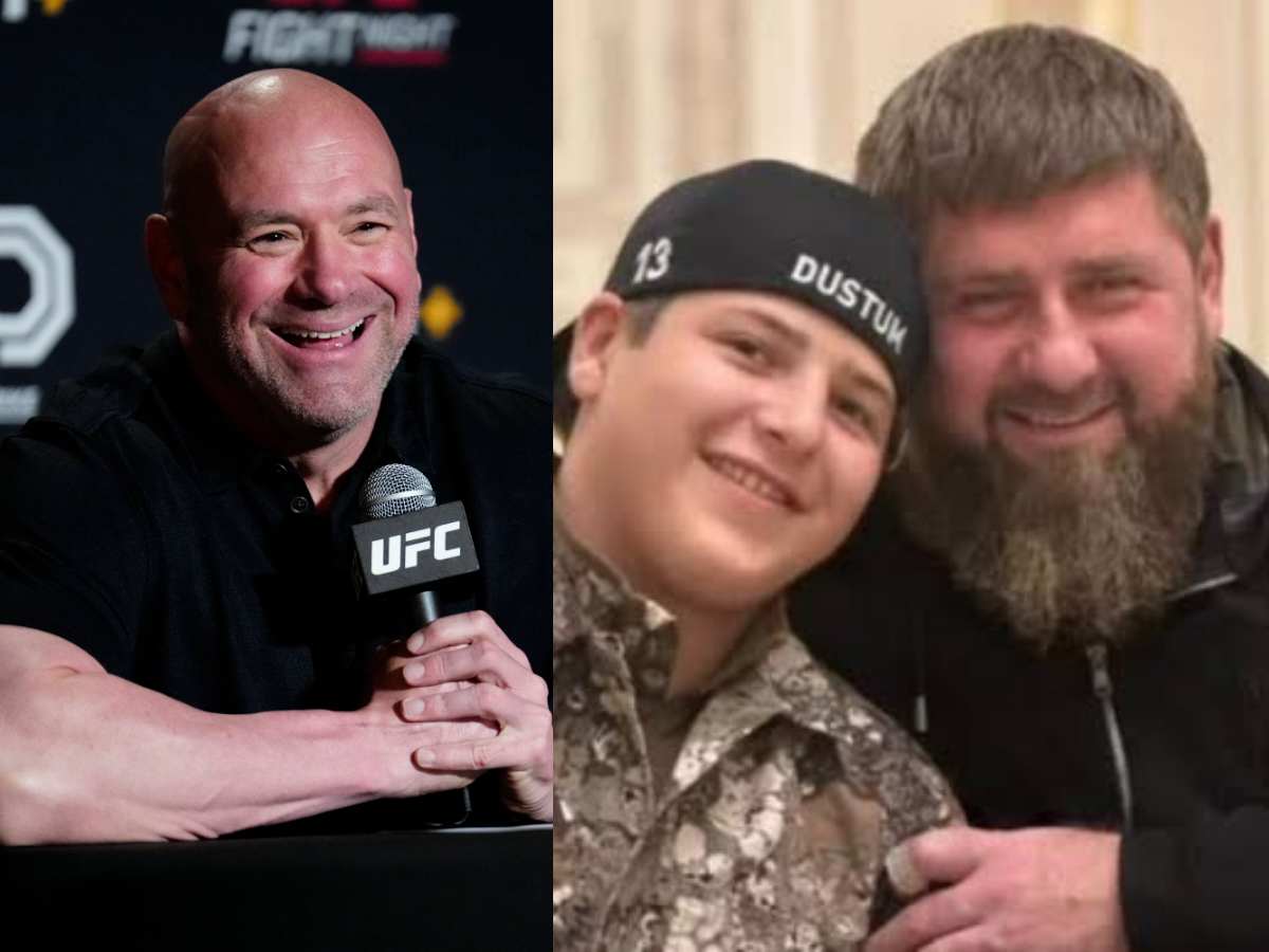 “Buddying up to a warlord” – Dana White meeting Chechen leader Ramzan Kadyrov’s sons for picture after UFC 294 has fans in turmoil