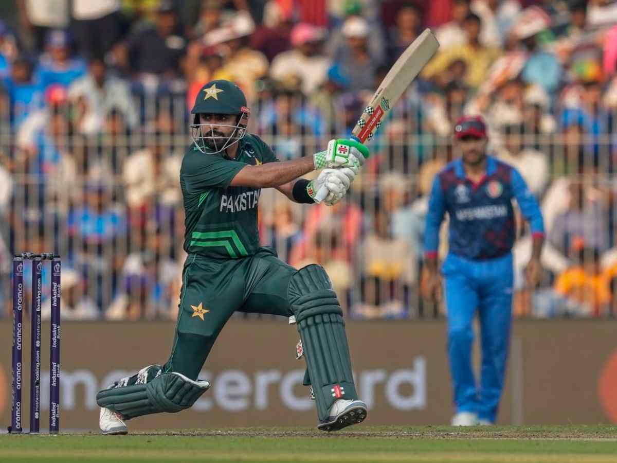 On Monday (October 23), Pakistan skipper Babar Azam won the hearts of the internet with his gesture toward Afghanistan senior player Mohammad Nabi. During Pakistan's innings at the MA Chidambaram Stadium in Chennai, Babar refused to let the former Afghanistan captain tie his shoelace out of respect.