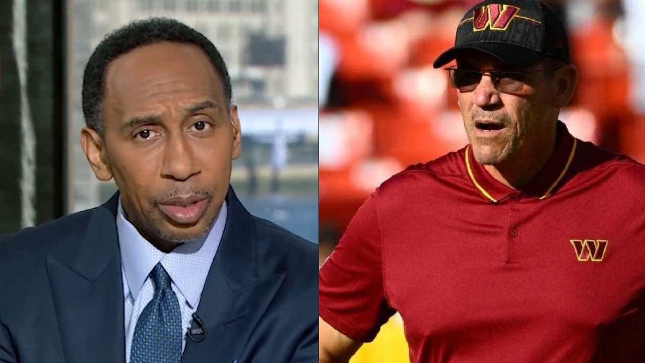 Stephen A. Smith declares Ron Rivera won’t be the Commanders’ coach next year because of series of poor results