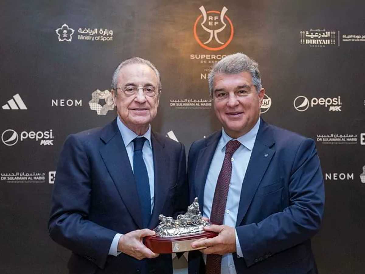 Florentino Perez and Joan Laporta. (Source: ESPN)