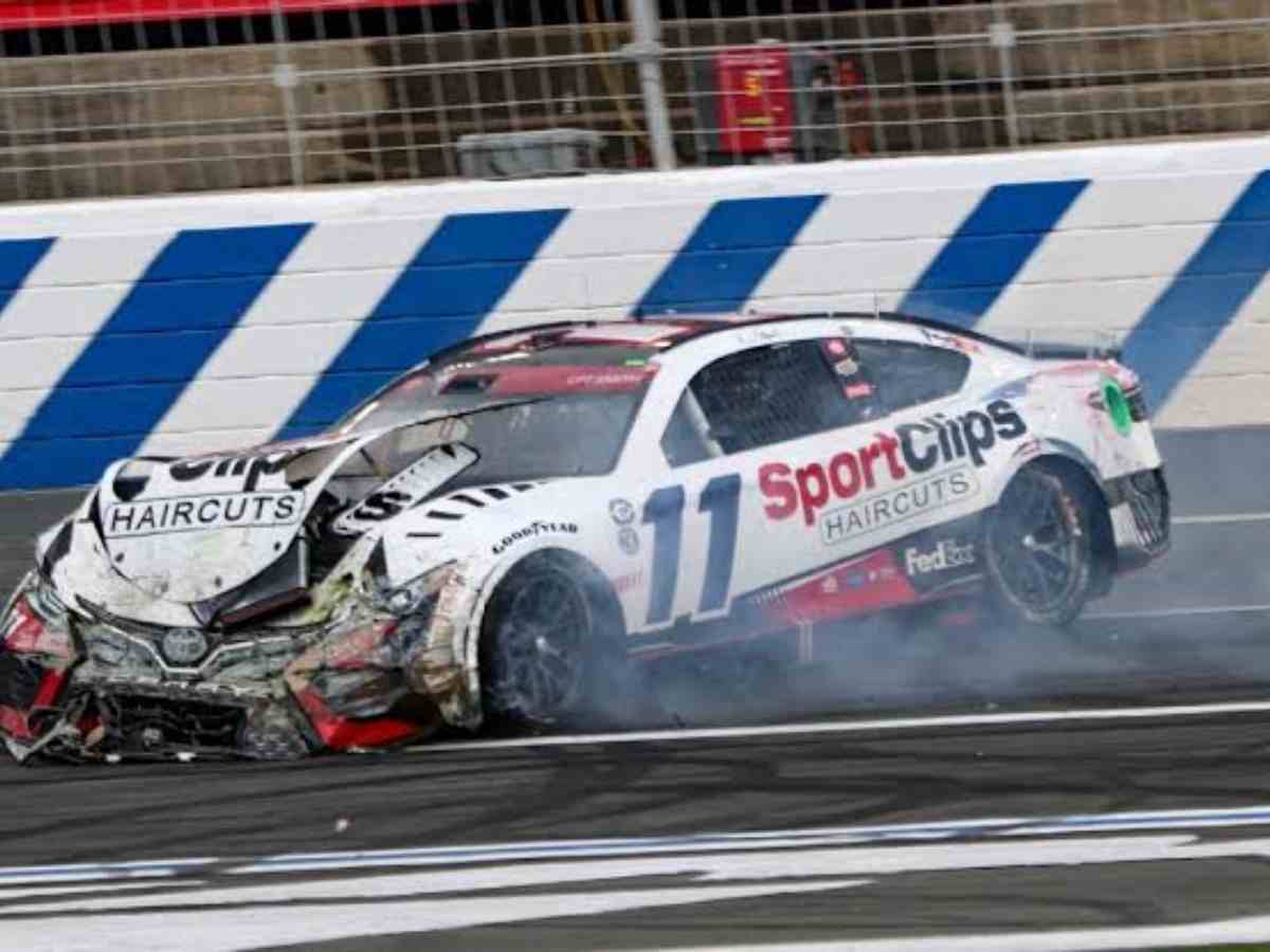 Denny Hamlin's crash