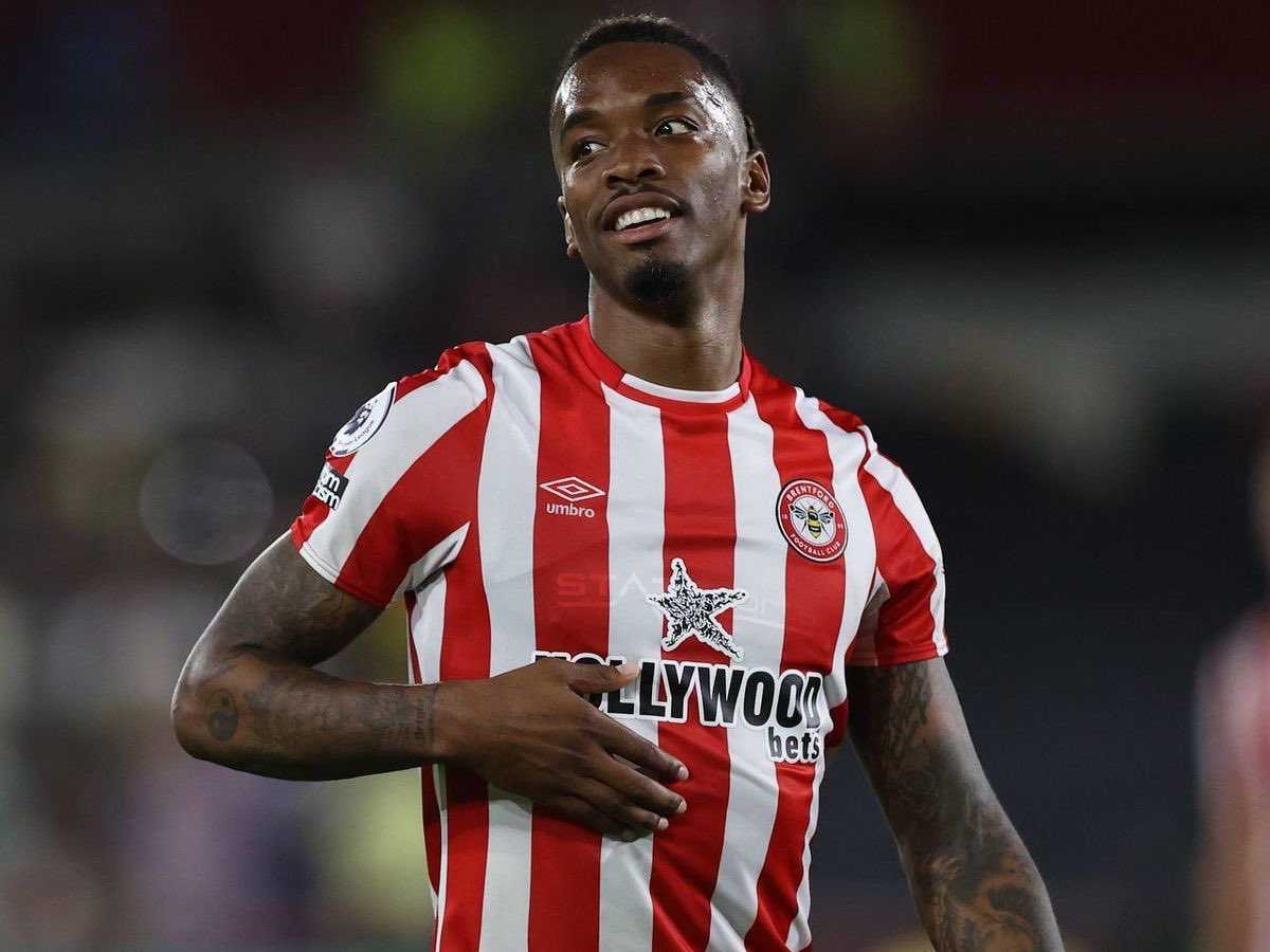 Ivan Toney in action for Brentford.