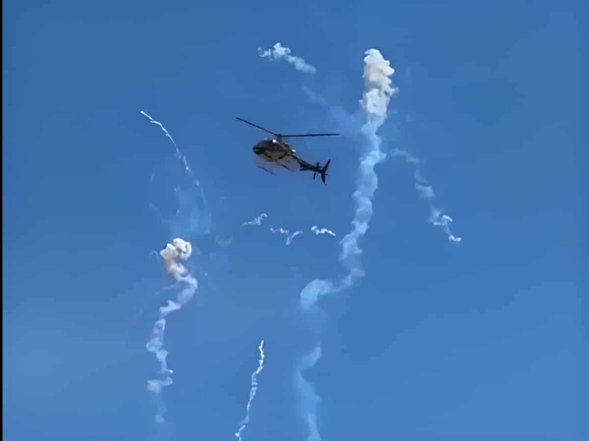 WATCH: F1 helicopter narrowly evades potential catastrophe at the US GP