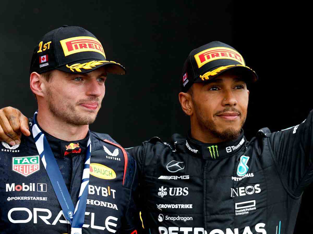 Lewis Hamilton and Max Verstappen (via imago)