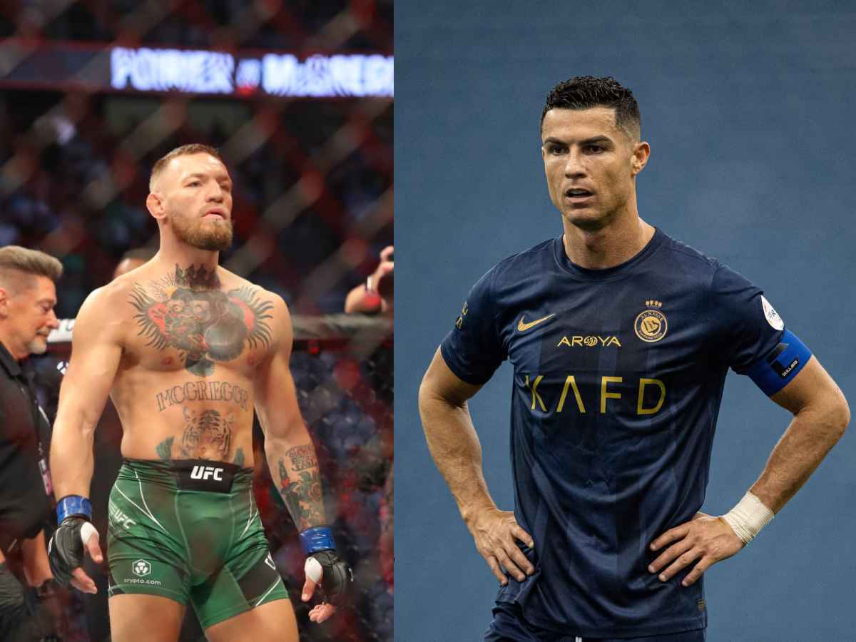 WATCH: Epic face-off between Conor McGregor and Cristiano Ronaldo turns into laughter showdown