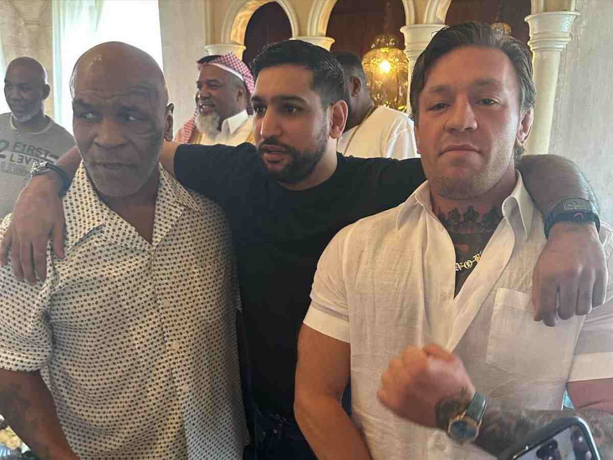 “British Boxing is in the mud” – Amir Khan’s hand-rubbing tribute to Mike Tyson sparks hilarious fan troll fest