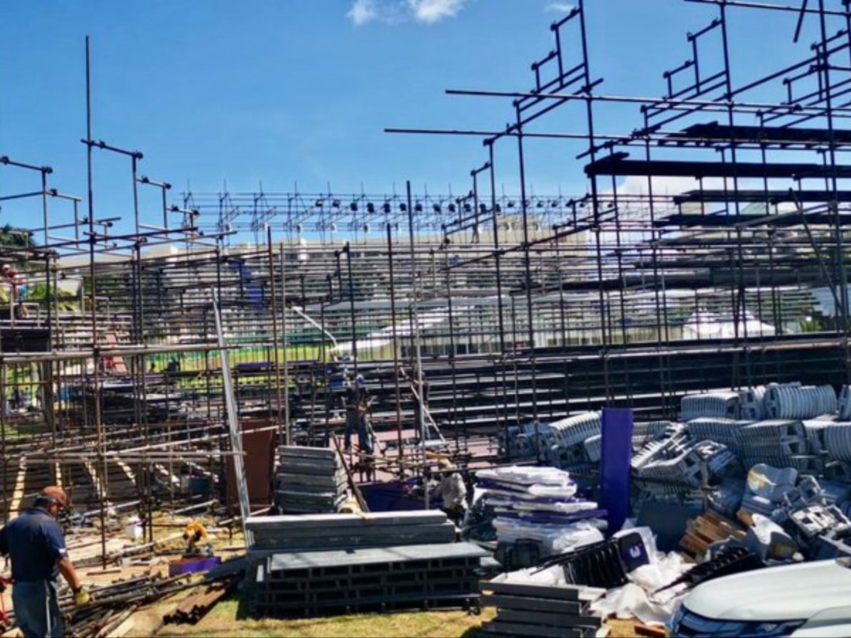 WATCH: Novak Djokovic led PTPA share new footage of the incomplete construction of the stadium for the WTA Finals with the tournament set to begin shortly