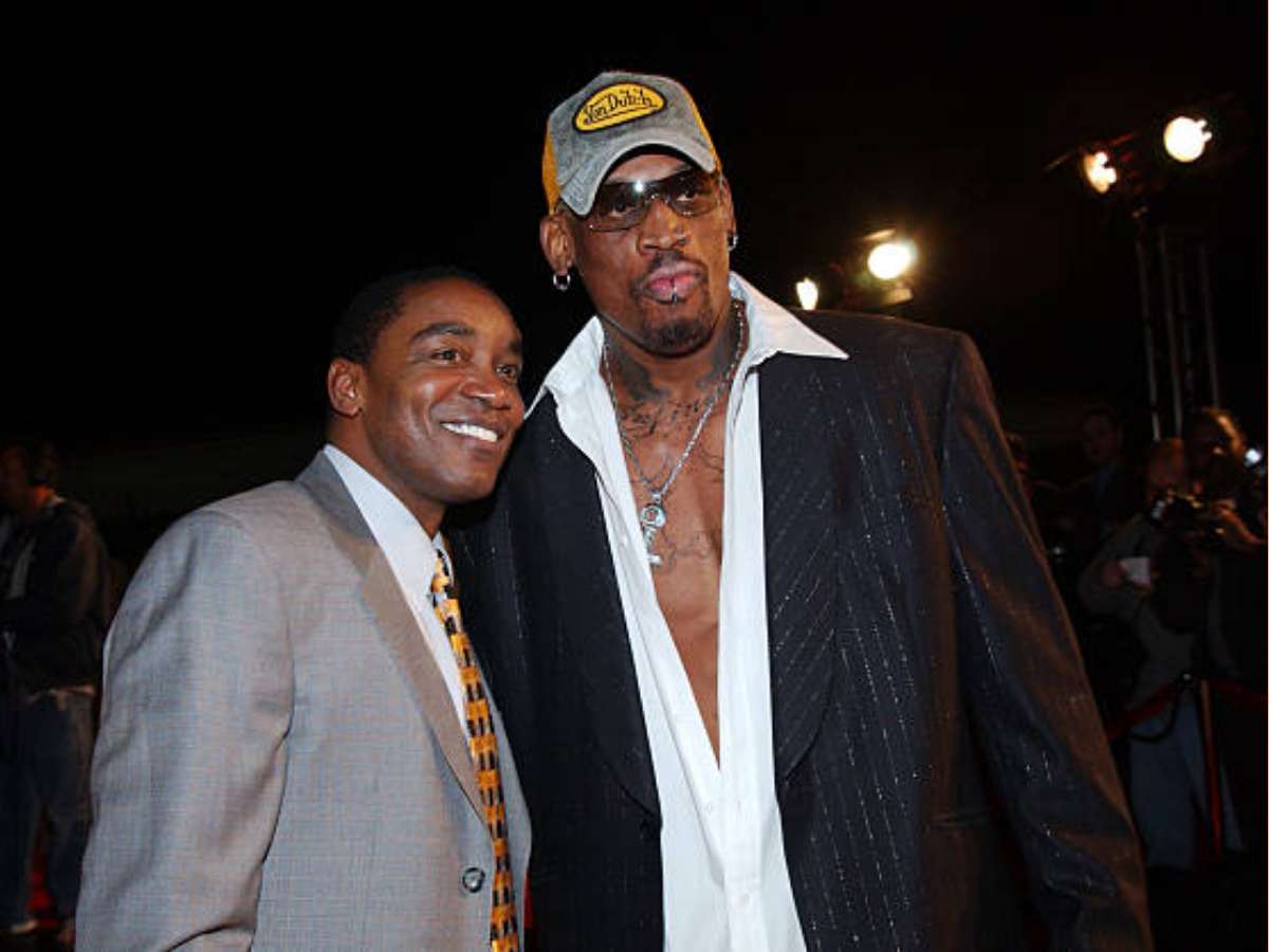 Isiah Thomas and Dennis Rodman