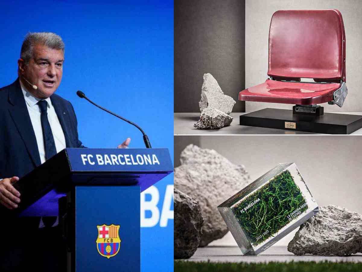 “Are they really that broke man” – Fans react as FC Barcelona lists old Camp Nou seats and grass for sale from €50 to €300