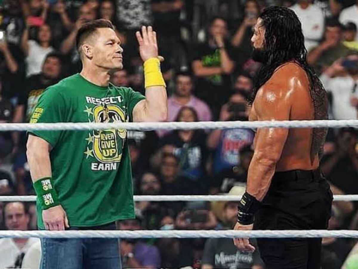 John Cena and Roman Reigns