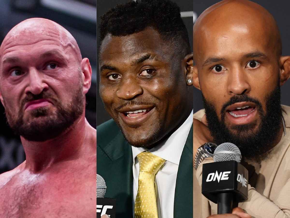 “Beat the living hell out of that belly!” UFC legend Demetrious Johnson predicts Francis Ngannou to pull off biggest upset against Tyson Fury