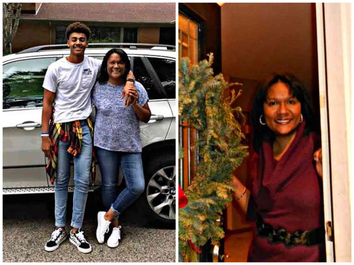 Jordan Poole and his mom Monet Poole