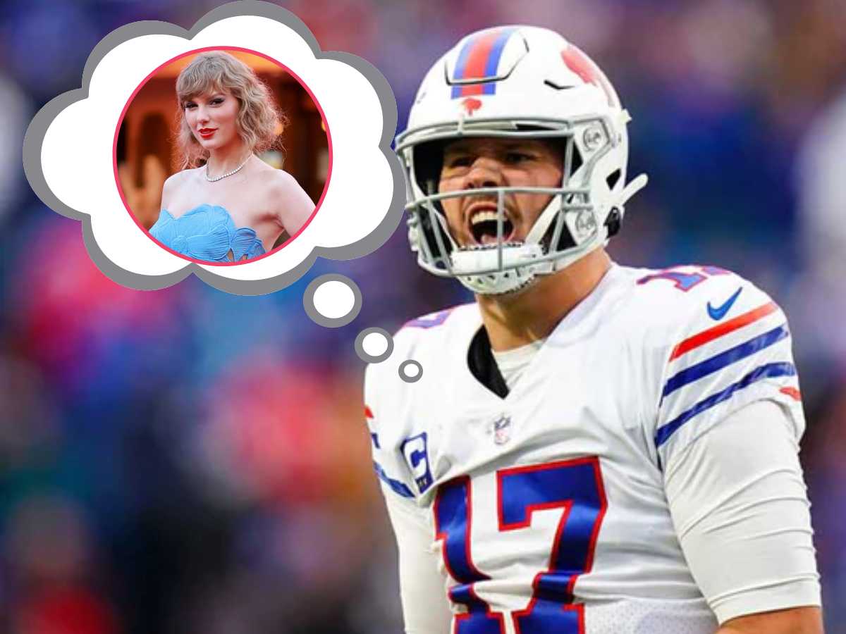 WATCH: Josh Allen seemingly yells Taylor Swift’s name multiple times mid-game against the Bucs as an audible call