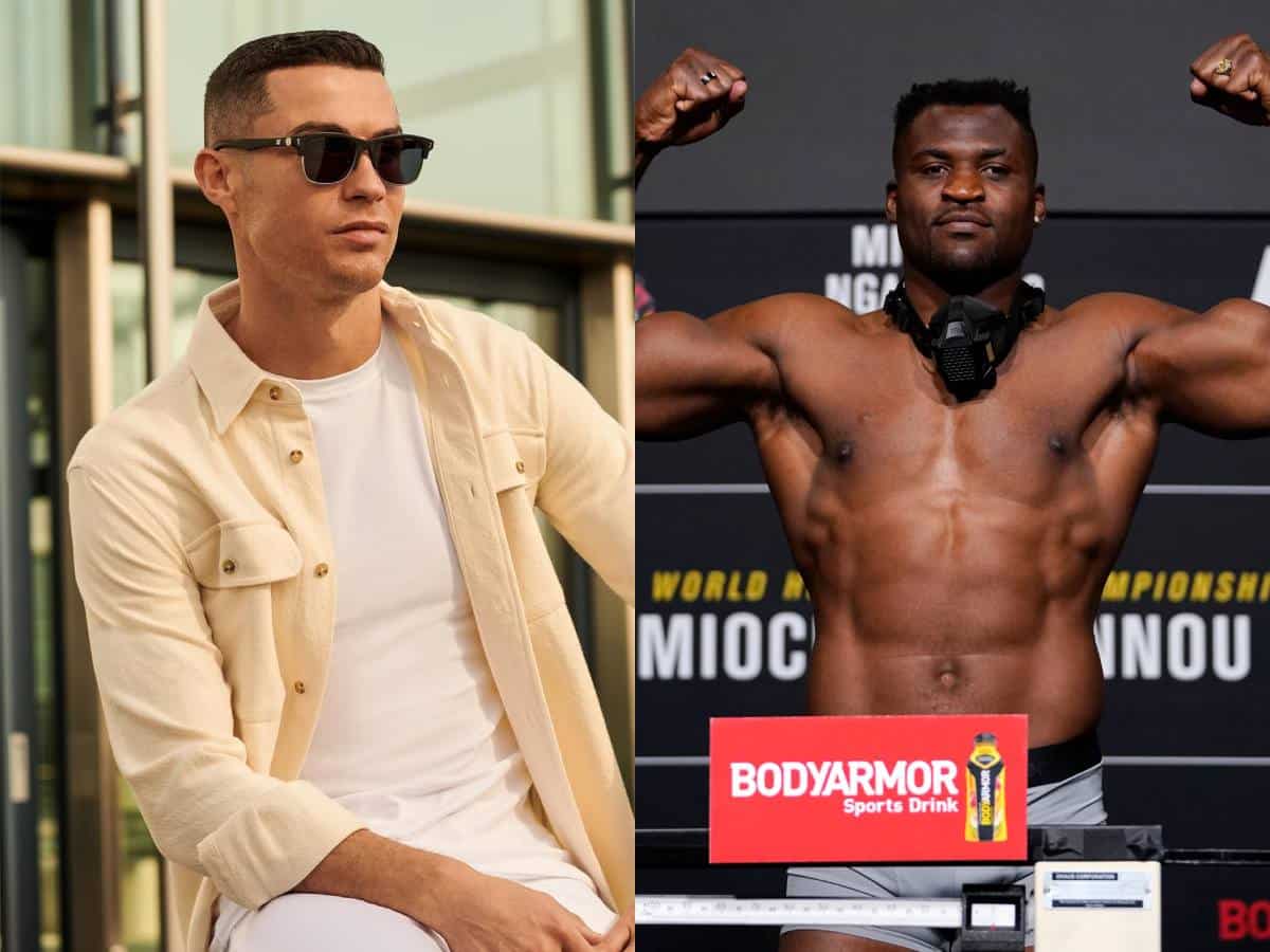 Al Nassr’s Cristiano Ronaldo gifts MMA superstar Francis Ngannou $250k worth gold plated watch