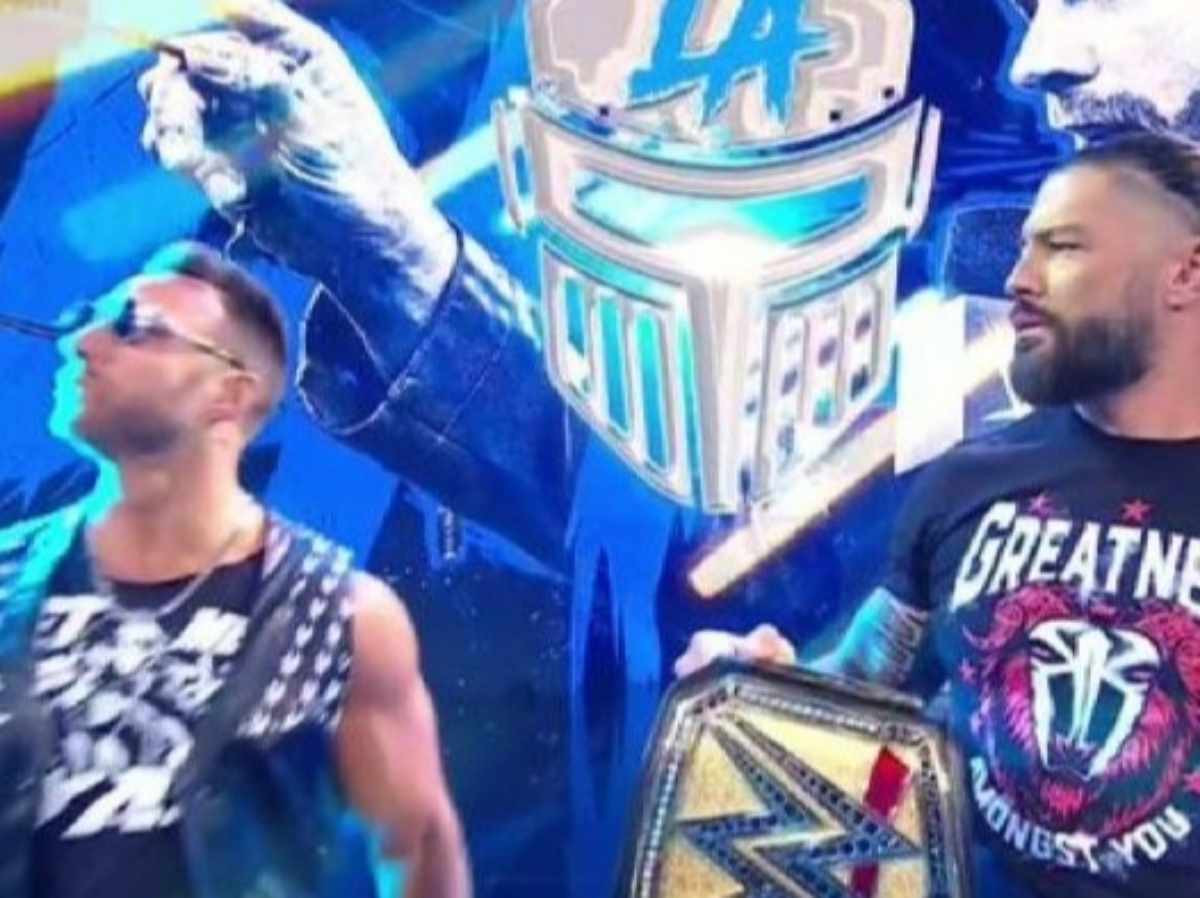 WATCH: LA Knight uses mind games to get in the head of Roman Reigns on SmackDown, leaves The Tribal Chief furious 