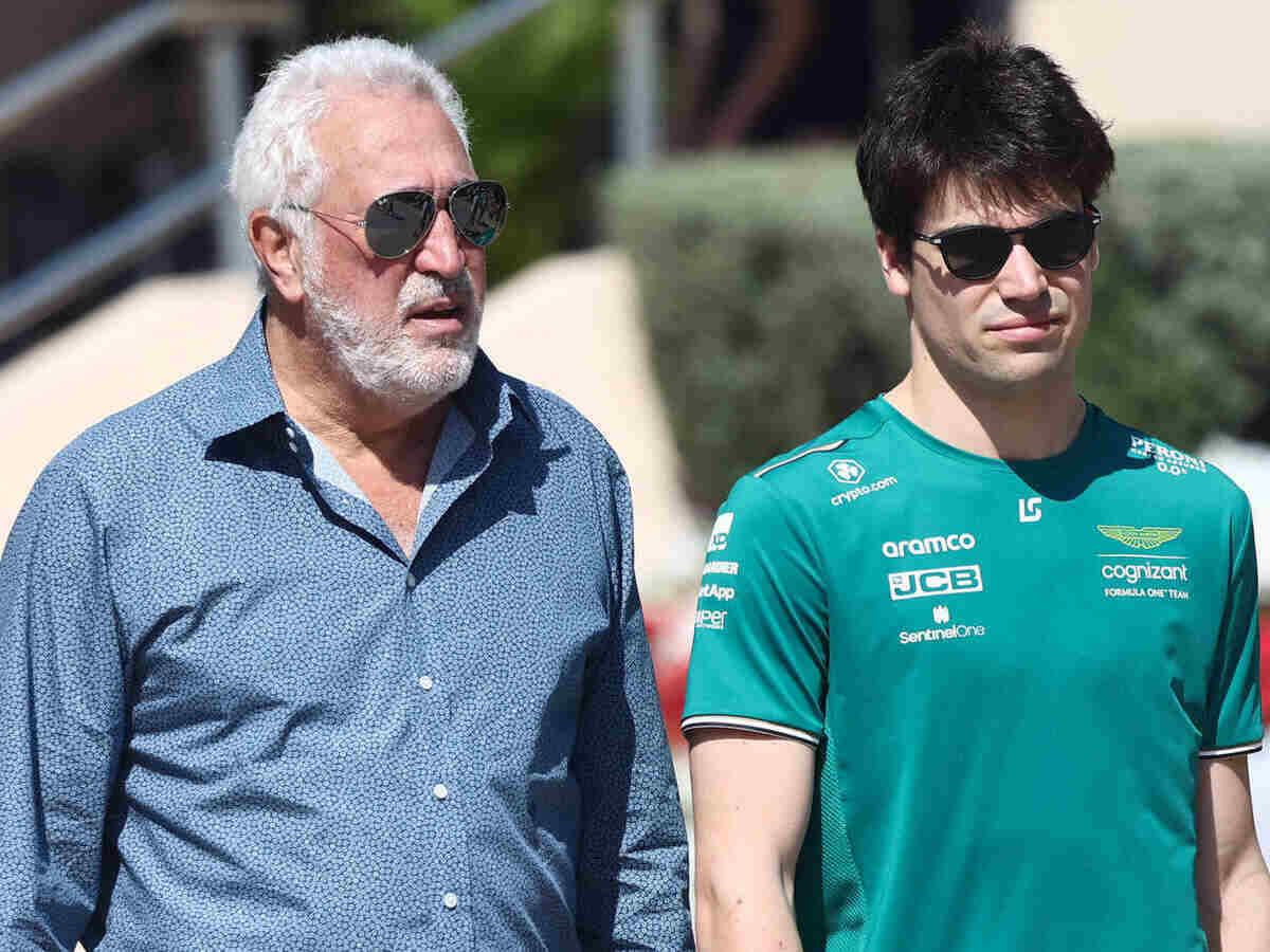 Lawrence Stroll and Lance Stroll