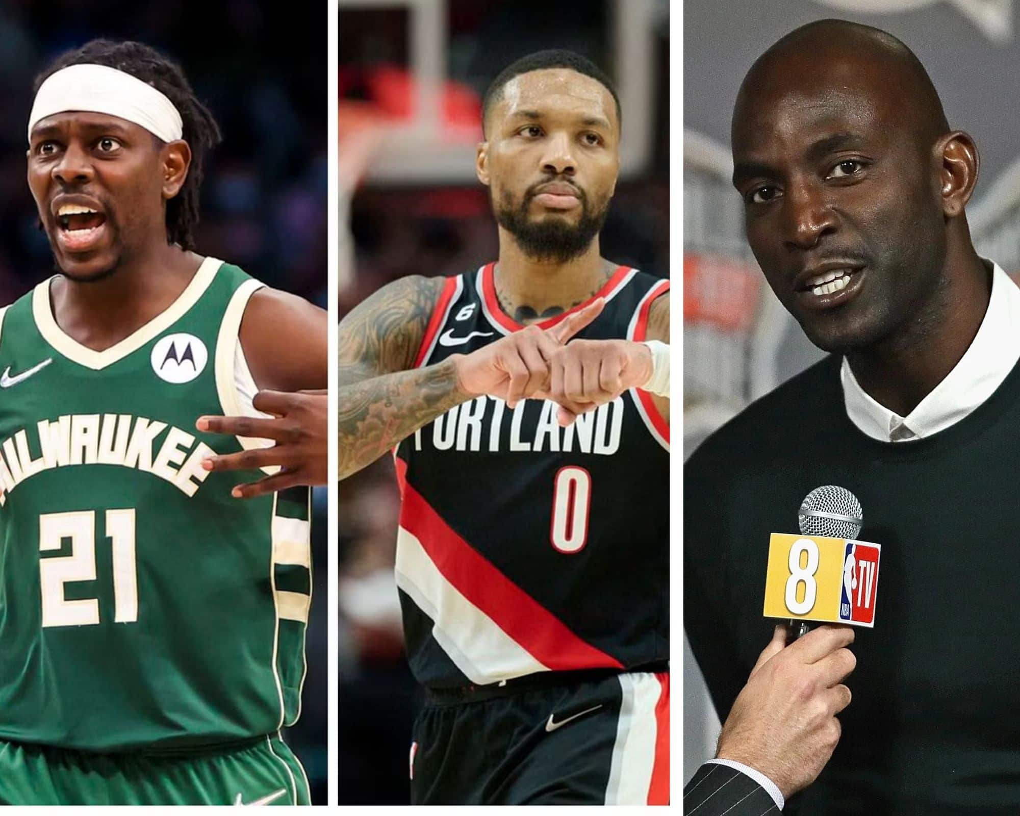 Kevin Garnett LAUGHS OFF Damian Lillard and Jrue Holiday comparisons, claims Bucks got better after trade