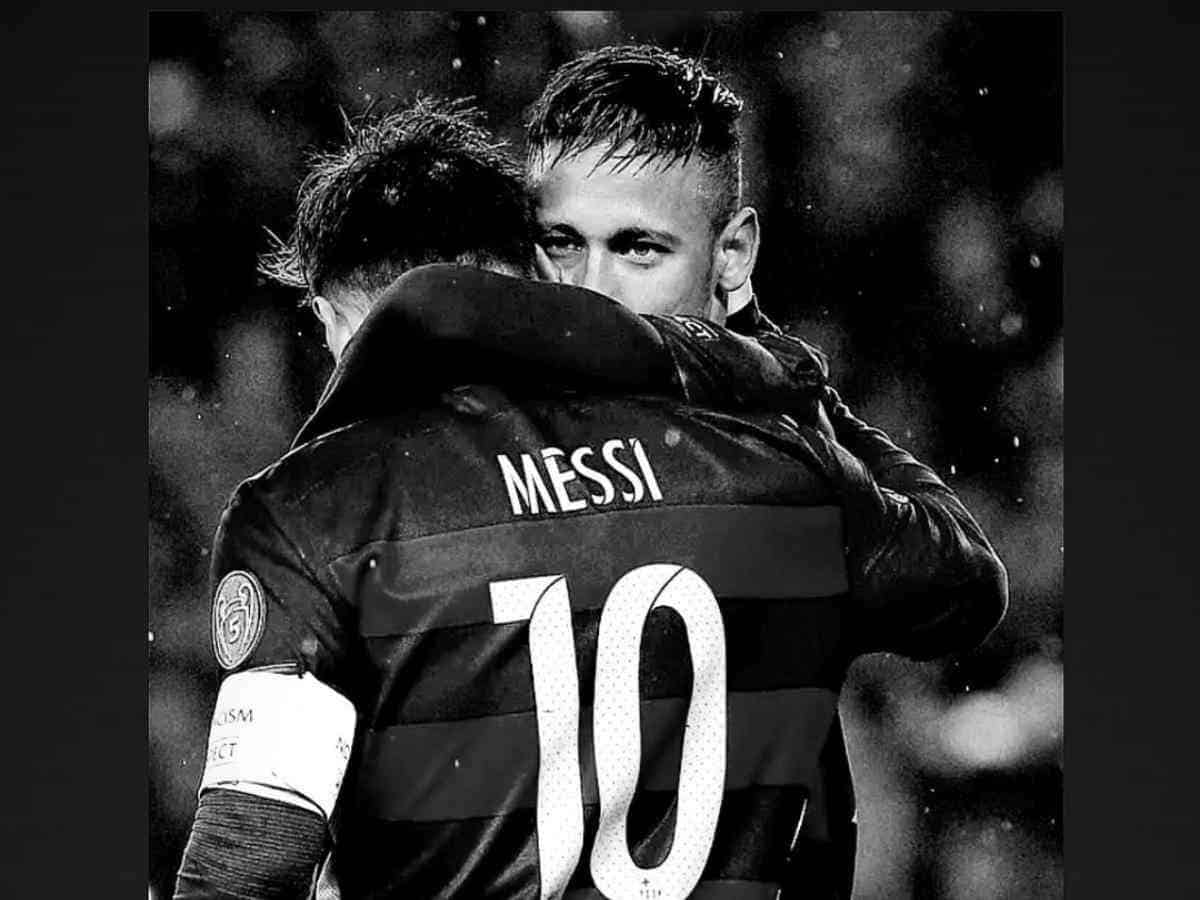 Lionel Messi's post on Instagram for Neymar