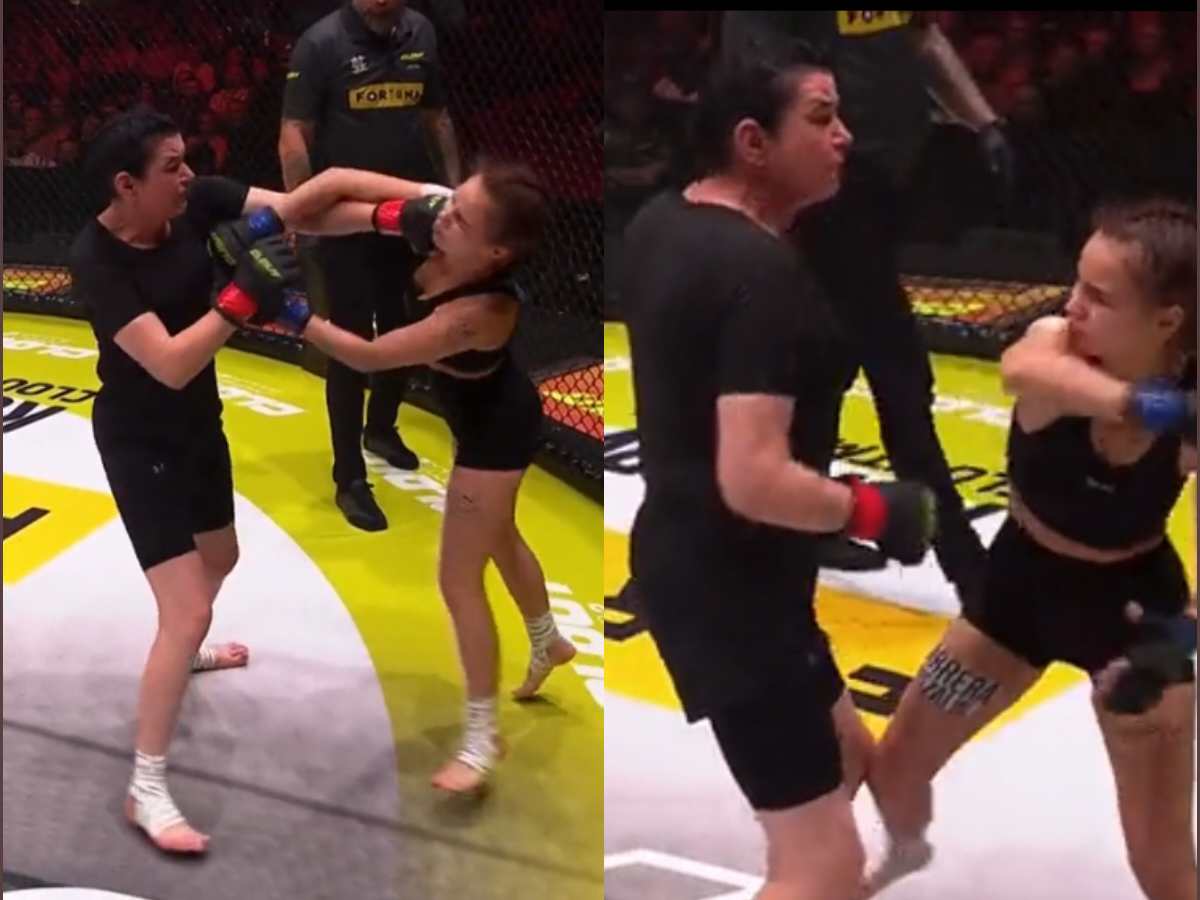 Mother fought son's ex-girlfriend