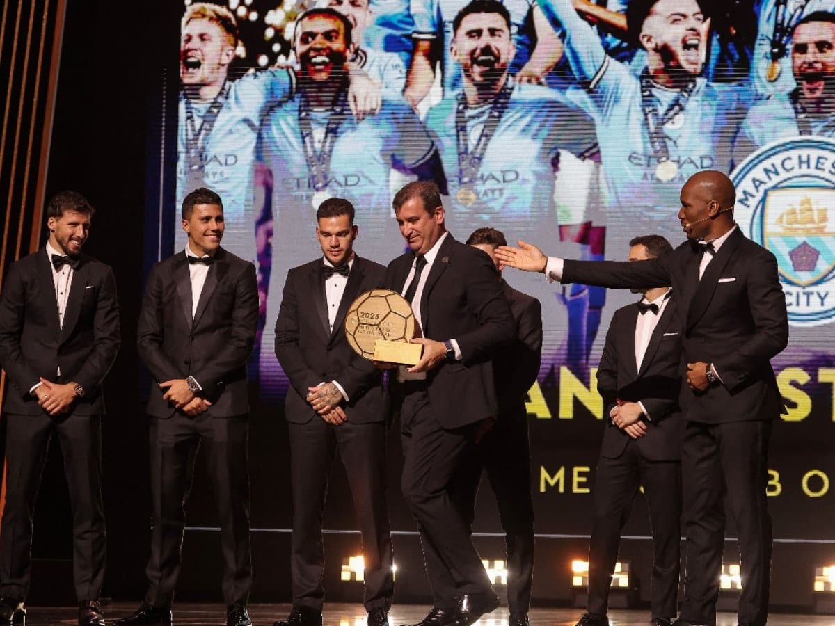 Manchester City win the Club of the year