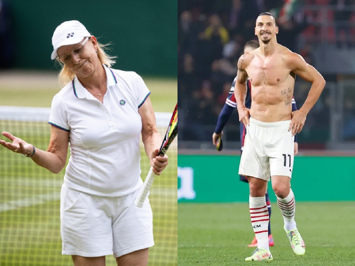 Martina Navratilova disapproves of Zlatan Ibrahimovic’s self-claim of being the GOAT of soccer, gives away the name of her picks for the debate 