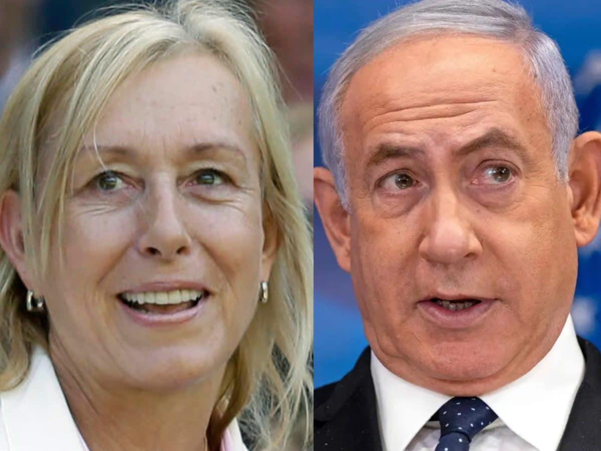 Martina Navratilova calls Israeli Prime Minister Benjamin Netanyahu ‘ABOMINABLE’ after he uses the Bible to defend his actions in the ongoing Palestine War