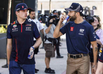 Max Verstappen and Daniel Riccardo