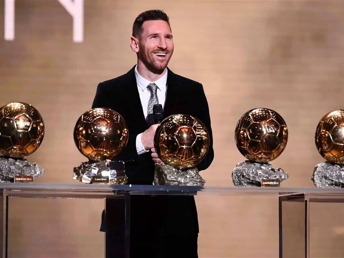 Messi at Ballon d'Or ceremony