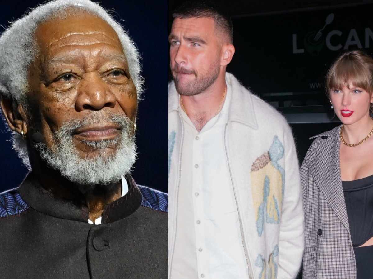 Chiefs fanatic Morgan Freeman ‘least bothered’ about the huge buzz around the Travis Kelce-Taylor Swift dating saga