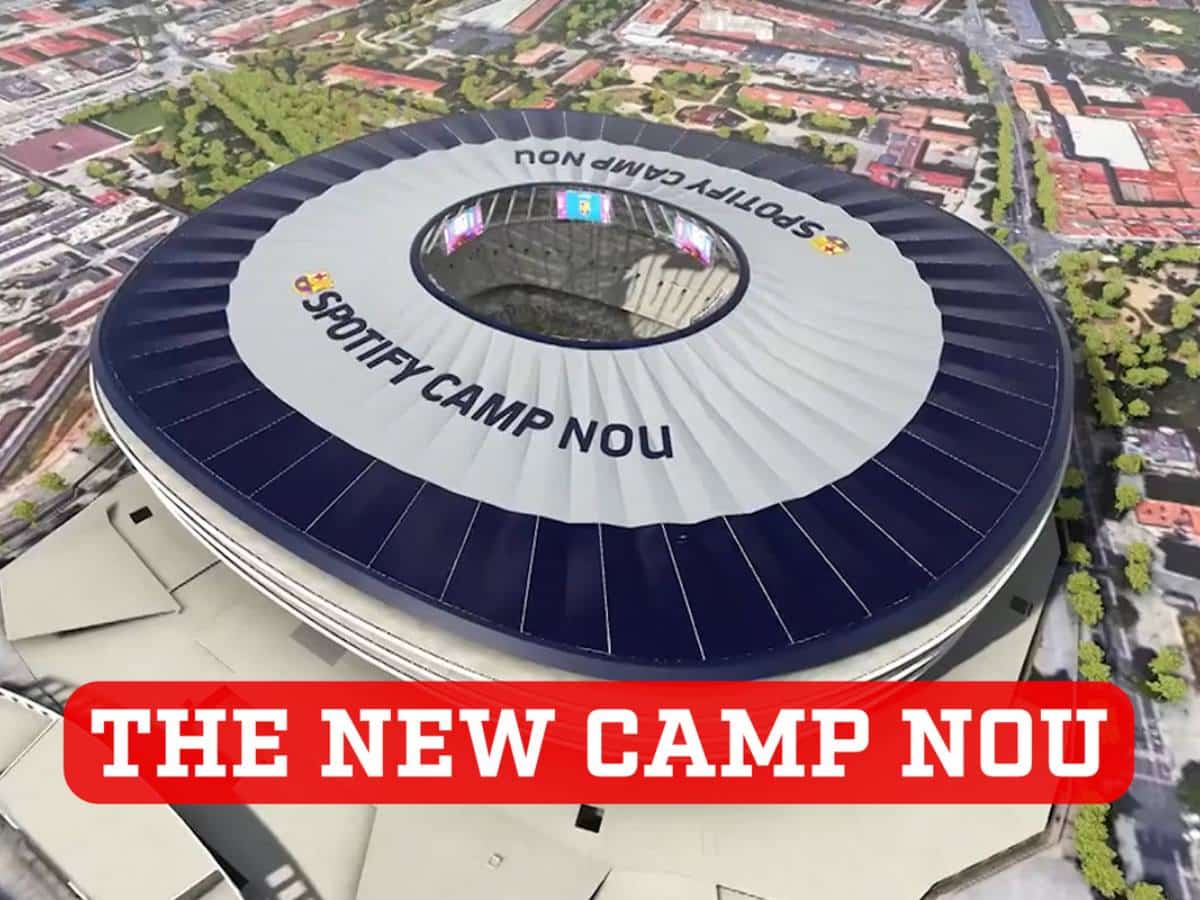 WATCH: Barcelona unveil new mesmerising design of new Spotify Camp Nou Stadium, which is expected to be completed by 2026