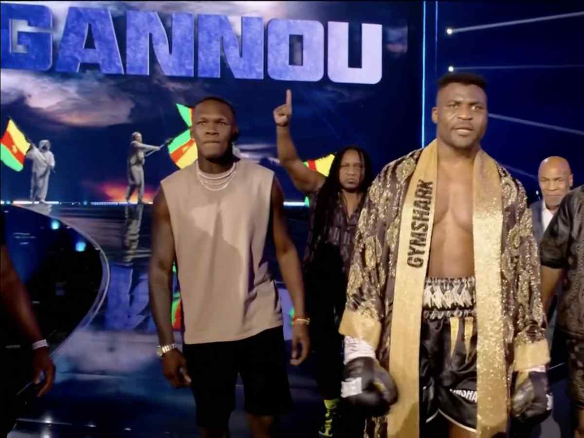 Francis Ngannou walked out with Kamaru Usman and Israel Adesanya