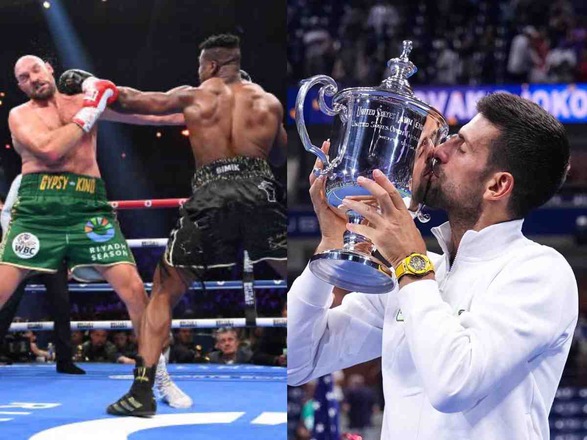 “Table tennis champion of the world” – Francis Ngannou gives out S*VAGE reply to Tyson Fury’s ‘table tennis – Novak Djokovic’ comment