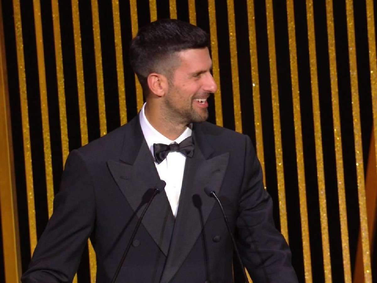 Novak Djokovic cracks up the soccer fraternity at the Ballon d’Or 2023 as he presents the Aitana Bonmati with the Women’s Best Player award