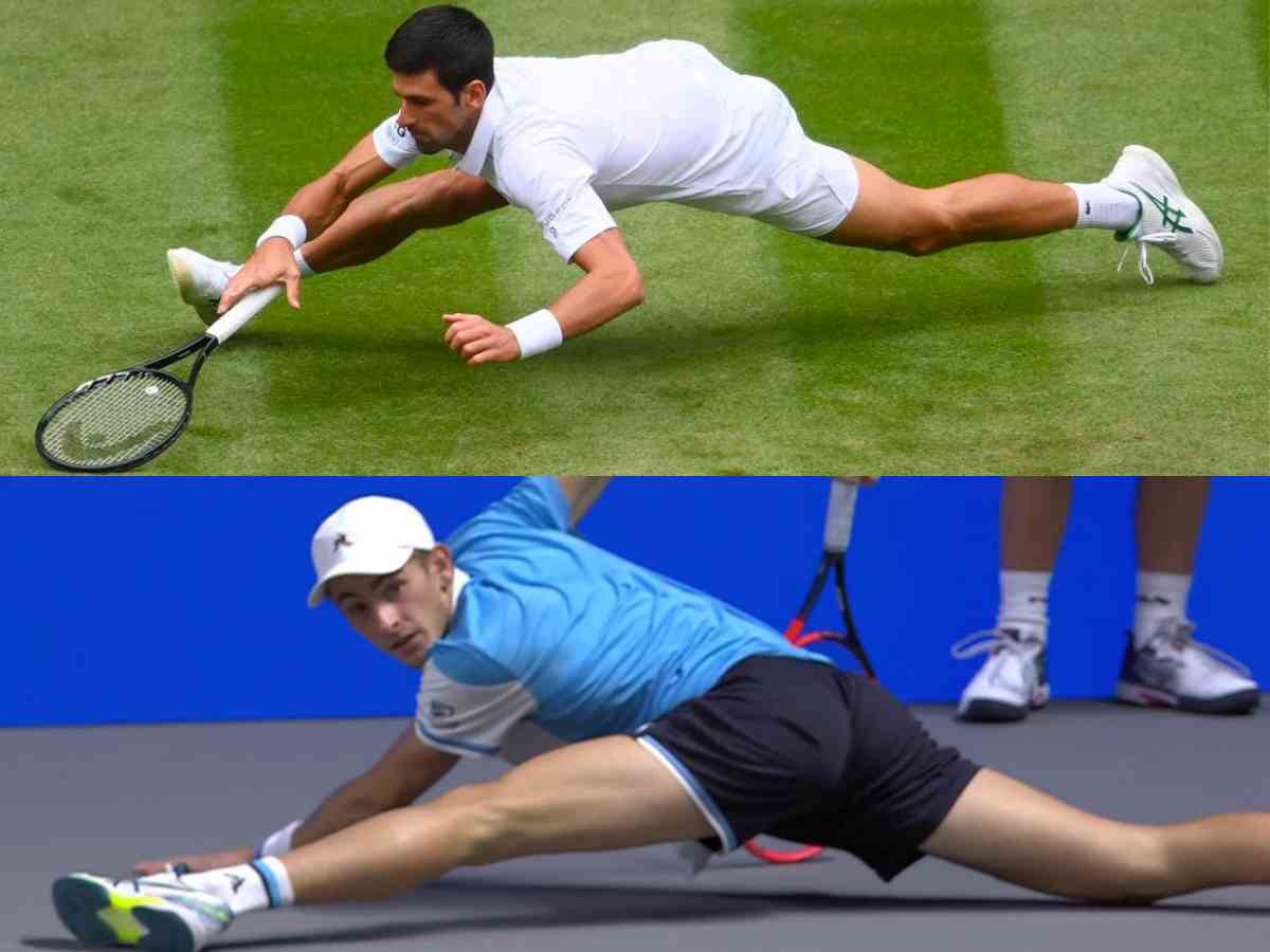 Novak Djokovic jokingly shoots down Matteo Arnaldi over his attempt to copy the Spiderman pose the Serb did at Wimbledon