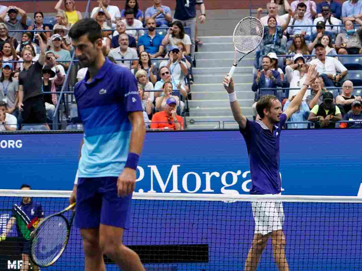 Watch: Daniil Medvedev accidentally hits spectator at Vienna Open