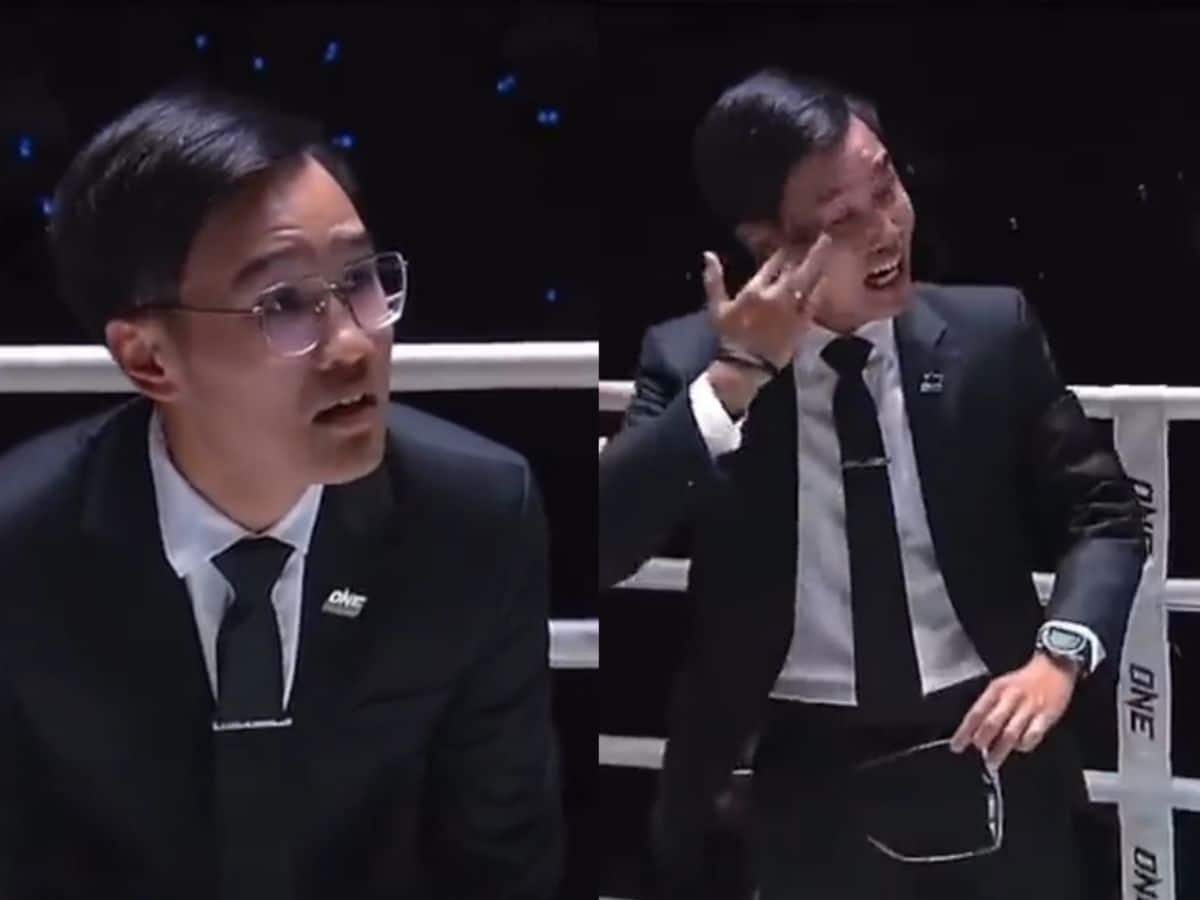 ONE Championship translator teared up after receiving a bonus