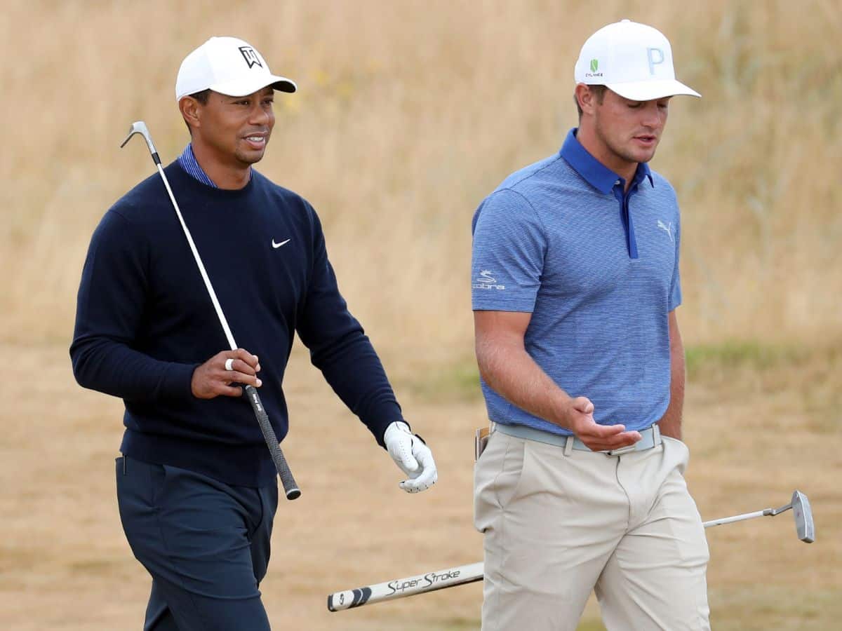 Tiger Woods and Bryson DeChambeau UNITE for Golfing revolution while featuring scientist's LIV Golf Crusher GC $40 merch 1 Tiger Woods and Bryson DeChambeau