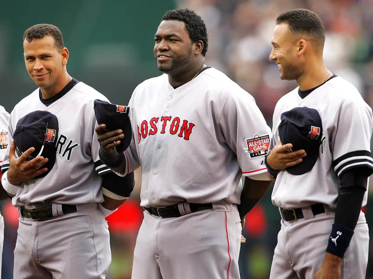 David Ortiz, Derek Jeter and Alex Rodriguez 