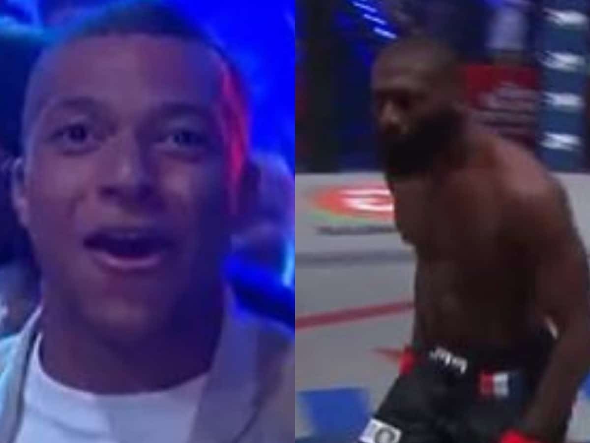 WATCH: Cedric Doumbe stuns Kylian Mbappé with jaw-dropping 9-second KO after a hilarious bed entrance