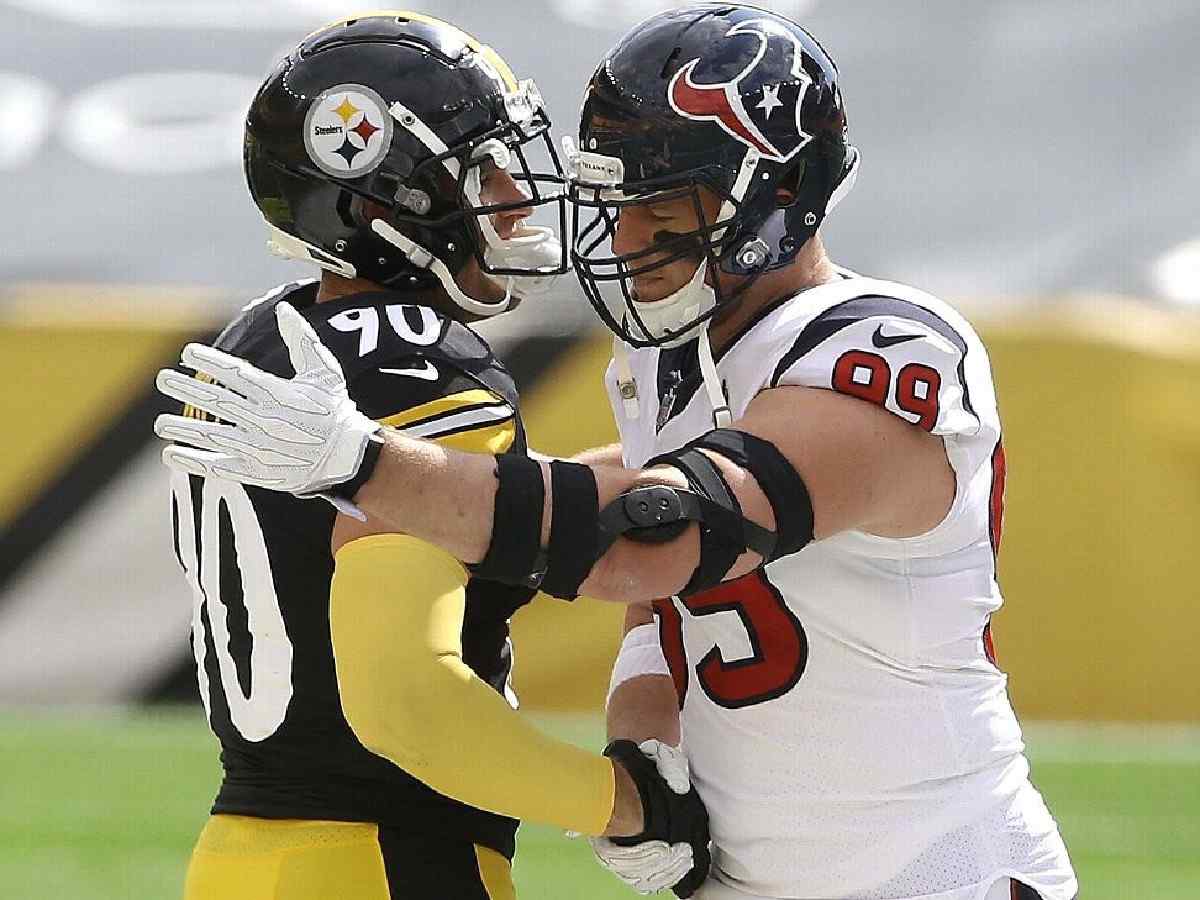 T.J. Watt (L) and J.J. Watt (R)