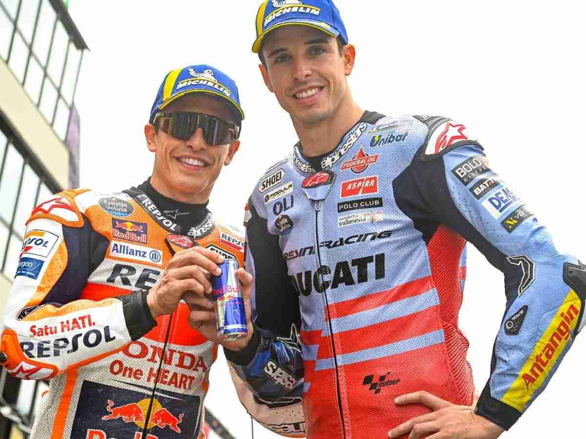 Marc Marquez and his brother, Alex Marquez