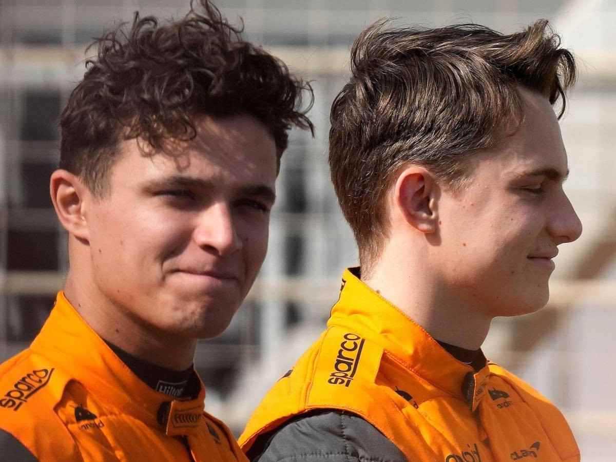 Lando Norris and Oscar Piastri