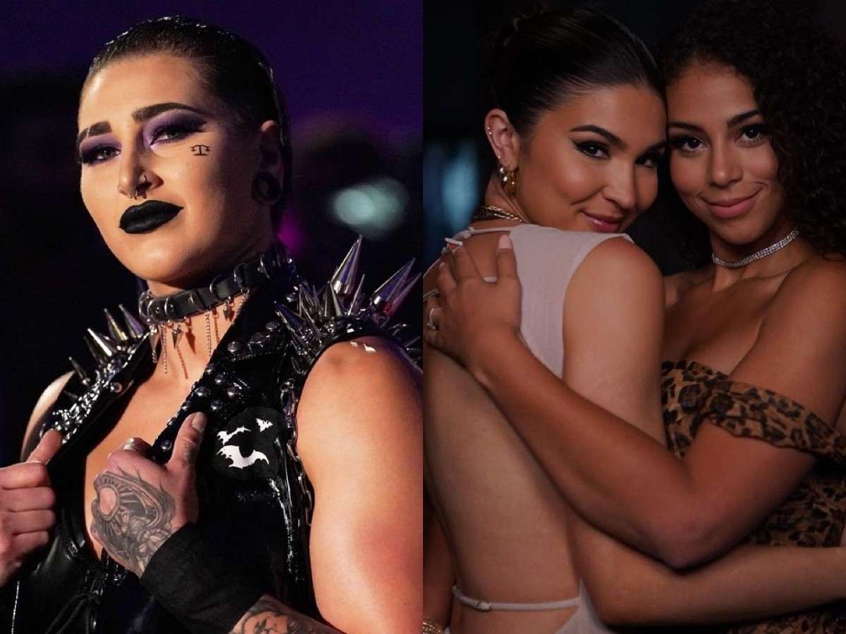 “Dom ain’t gonna be happy about this”- WWE Universe goes wild as Rhea Ripley rekindles romance with ex-girlfriend despite The Judgment Day’s loss at Fastlane