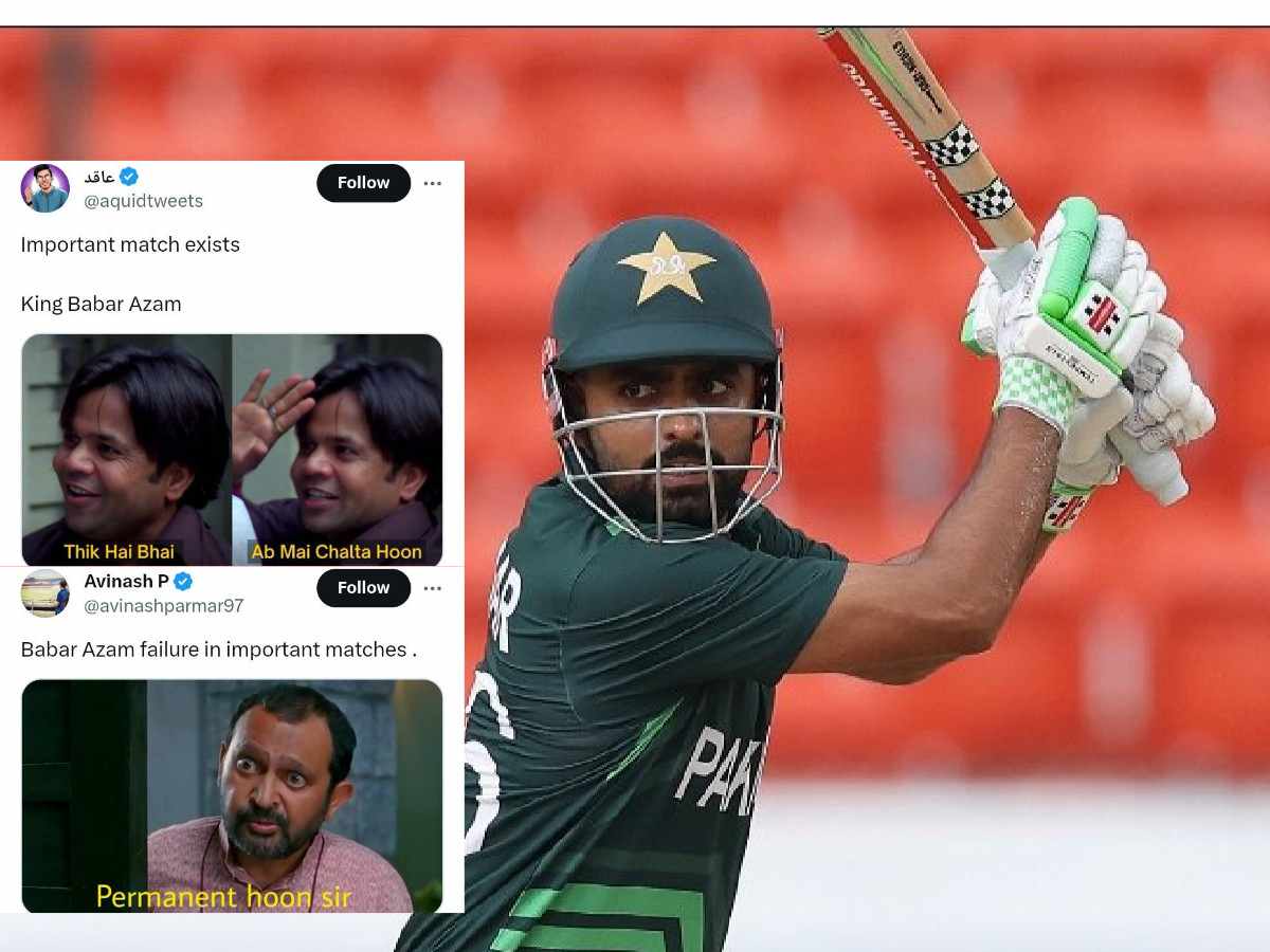 “No Nepal – Zim, No party for Bobby Badshah”- Social media abuzz with memes after No. 1 batter Babar Azam fails to deliver under pressure against Sri Lanka